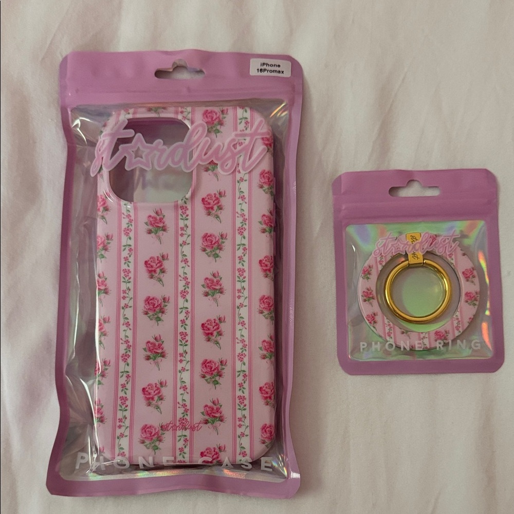 Stardust by Allie Rose Gardens MagSafe Case with Matching Phone Ring